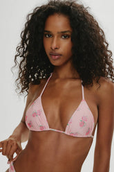 Nick Skimpy Triangle Bikini Top - Fresh Rose