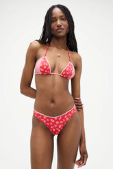 Coastal Floral Micro Bikini Top - Summer Flower