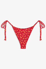 Mackenzie Floral String Bikini Bottom - Summer Flower