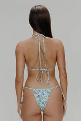 Tidal Skimpy Triangle Bikini Top - Pastel Peony