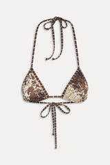 Nick Triangle String Bikini Top - Saddle Up