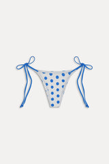 Mackenzie Cheeky String Bikini Bottom - Delicate Dot