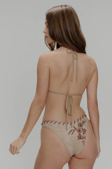 x BELLA HADID Nick Triangle Bikini Top - Desert Rose