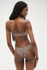 Enzo Cheeky Bikini Bottom - Baby Leopard