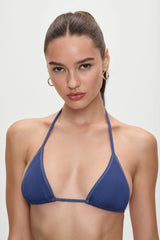 x BELLA HADID Nick Triangle Bikini Top - Summer Denim