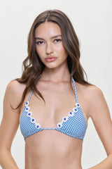 Nick Skimpy Triangle Bikini Top - Picnic