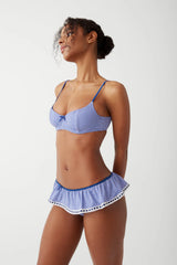 Cola Underwire Balconette Bikini Top - Sailor Gingham