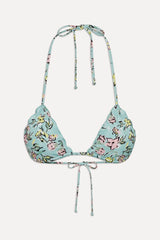 Tidal Skimpy Triangle Bikini Top - Pastel Peony