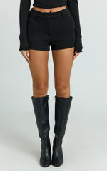 Cecil Shorts - Tailored Micro Shorts in Black