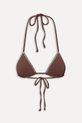 Nick Skimpy Triangle Bikini Top - Brown Sugar