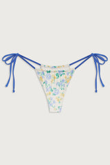 Tia Shine Skimpy Bikini Bottom - Coastal Floral