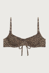 Cola Underwire Bikini Top - Baby Leopard