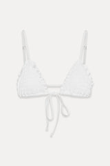 Penny Skimpy Triangle Bikini Top - Optic White