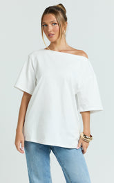 Ruby Top - shirt in White