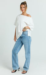 Ruby Top - shirt in White