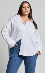 Terah Shirt - Button Up Shirt in White
