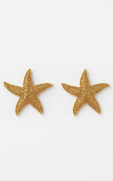 Valerie Starfish Earrings in Gold