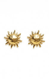 Zia Sun Earrings in Gold