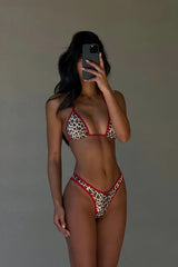 Nick Skimpy Triangle Bikini Top - Cheetah