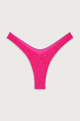 Full Moon Micro Shine Bikini Bottom - Candy Pink