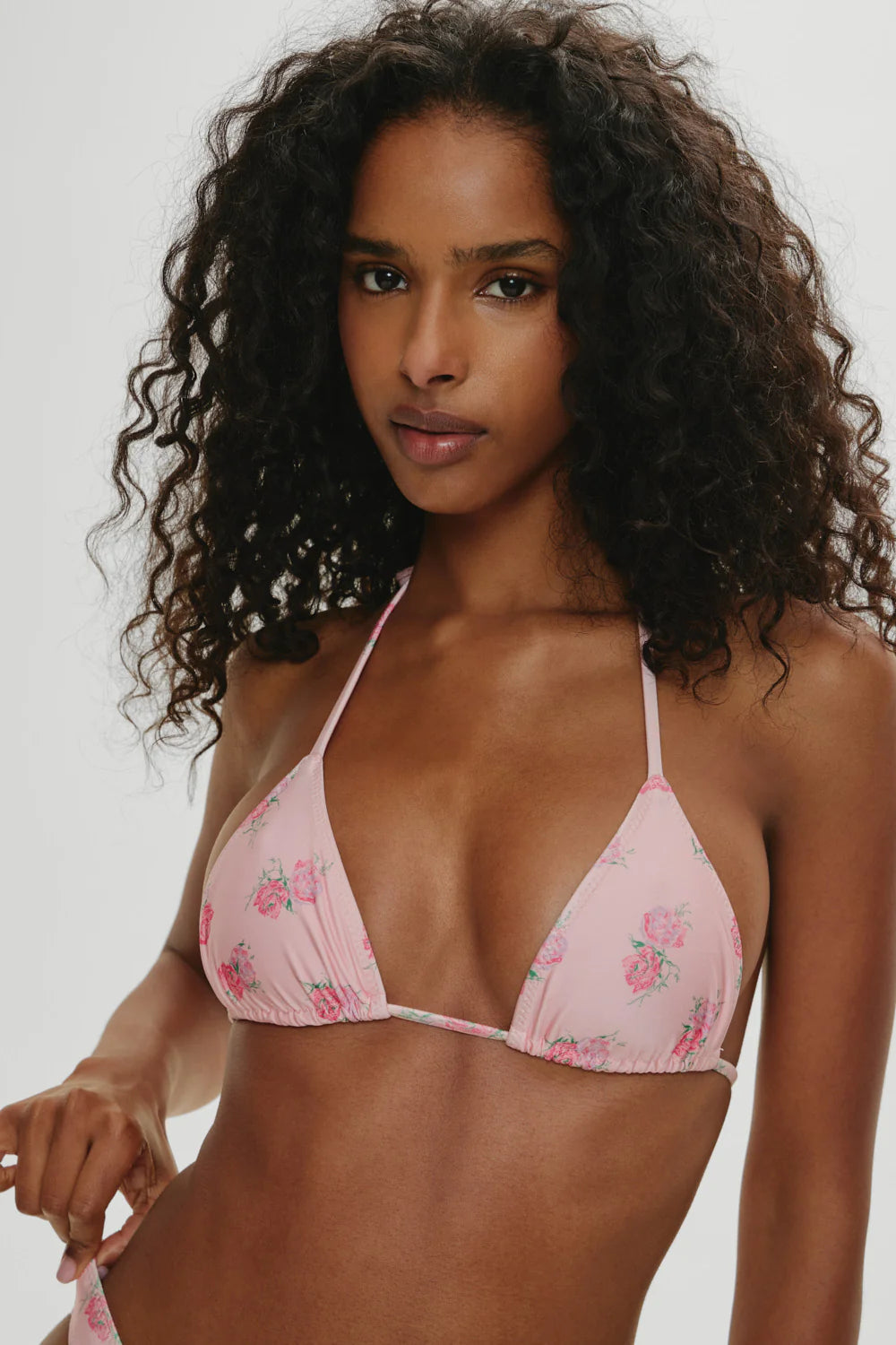 Nick Skimpy Triangle Bikini Top - Fresh Rose