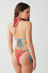 Kealy Tie Side Cheeky Bikini Bottom - Seaside Farm