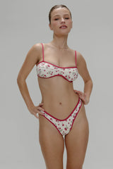 Full Moon Micro Bikini Bottom - Strawberry Field