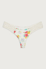 Tanner Shine Cheeky Bikini Bottom - Sweet Hibiscus