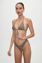 Brittany Micro Bikini Bottom - Baby Leopard