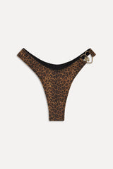 x BELLA HADID Full Moon Bikini Bottom - Lucky Leopard