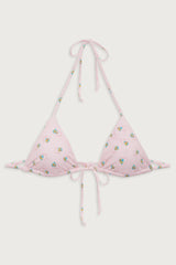 Nick Reversible Triangle Bikini Top - Sweetheart Stripe