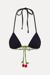 x R¨¦alisation Par Nick Triangle Bikini Top - Cherry Tree