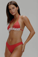 Enzo Cheeky Bikini Bottom - Spice Dot