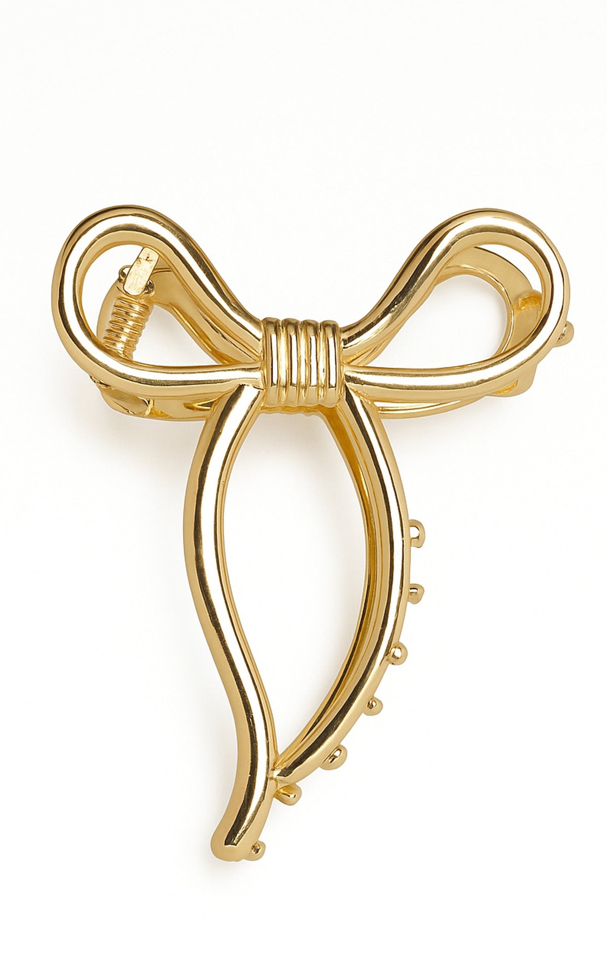 Katherine Bow Hair Clip in Gold