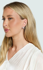 Tarah Starfish Earrings in Blue/Gold