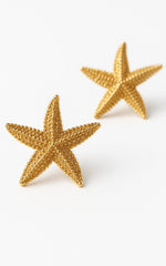 Valerie Starfish Earrings in Gold